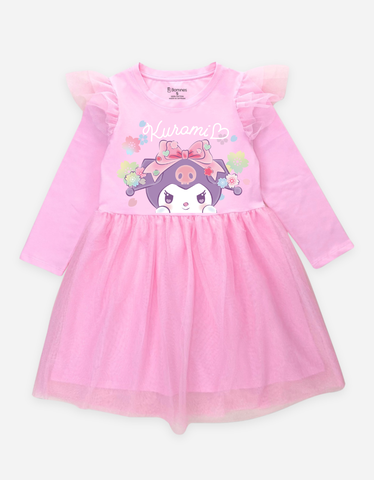 Váy cho bé gái tay dài Kuromi Bomines
