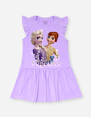 Váy tay cánh tiên bé gái Elsa Anna
