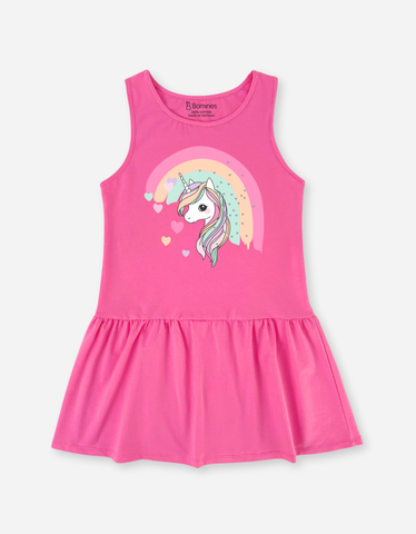 Đầm cotton sát nách Unicorn