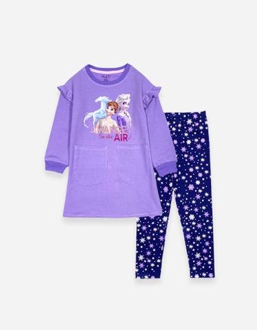 Đồ bộ dài bé gái công chúa Elsa Anna
