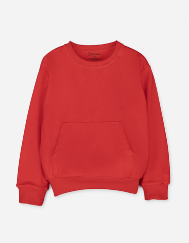 Áo sweater có túi tay dài bé trai bé gái