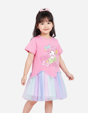 Váy bé gái Melody Bomines, Đầm sinh nhật My Melody cho bé gái