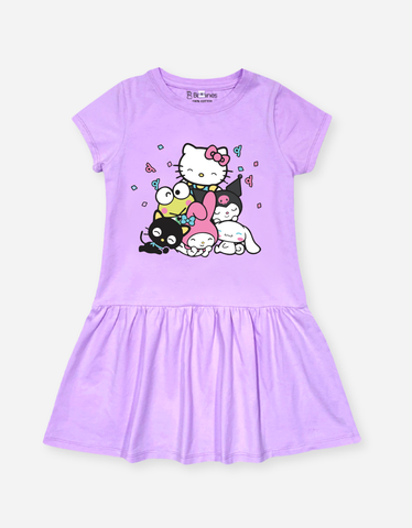 Váy bé gái tay ngắn Sanrio