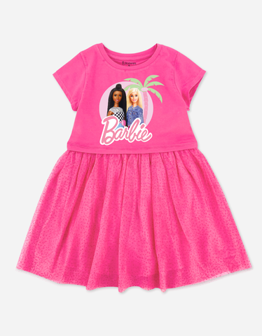 Váy bé gái phối lưới Barbie