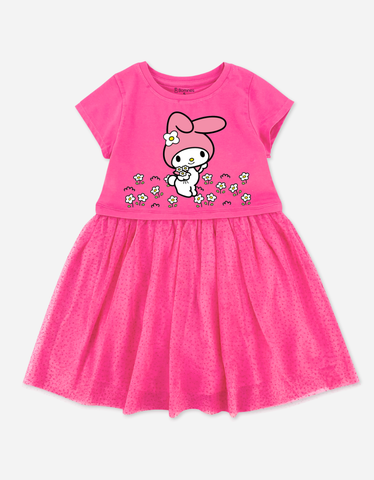 Váy bé gái phối lưới My Melody