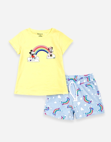 Đồ bộ ngắn cho bé gái Kitty Minnie Unicorn