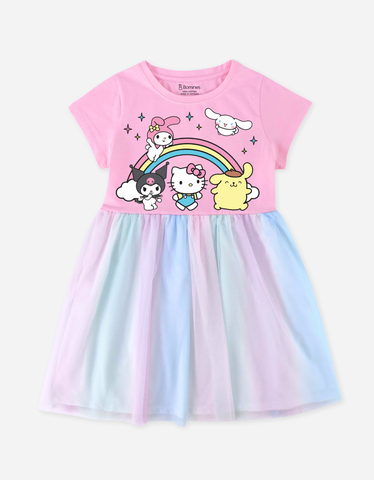 Váy bé gái phối lưới Sanrio