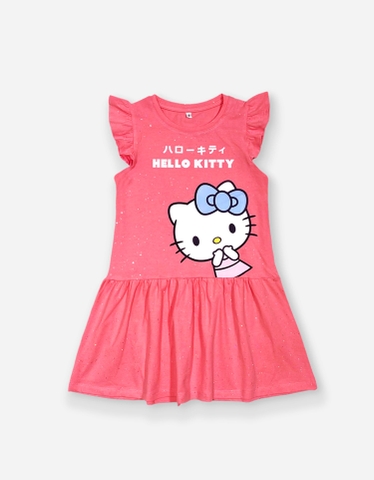 Váy bé gái tay ngắn Hello Kitty