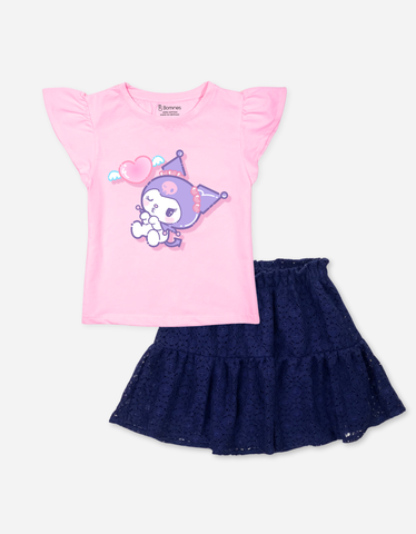 Set chân váy bé gái Sanrio