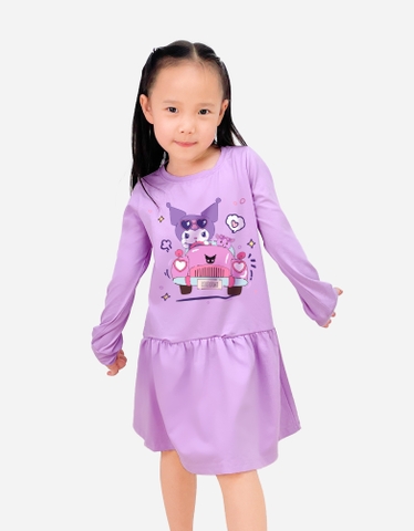Váy bé gái tay dài Kuromi
