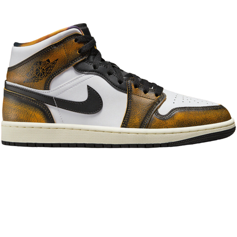 Nike Air Jordan 1 Mid SE Orange Wear Away | DQ8417-071