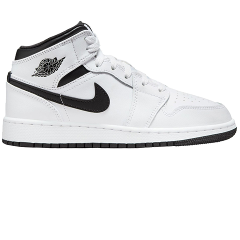 Nike Air Jordan 1 Mid White Black | DQ8423-132