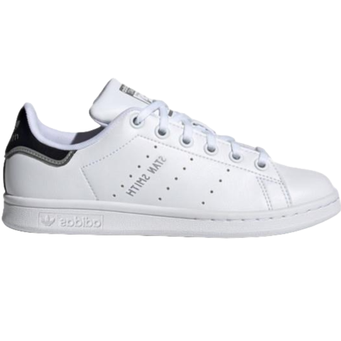 Adidas Stan Smith J Shoes White Black Grey | H05043