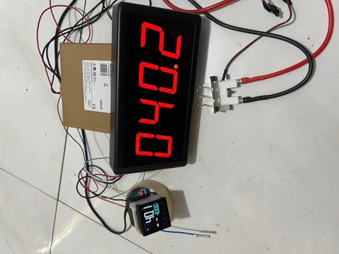 Bảng led hiển thị nhiệt độ từ đồng hồ nhiệt độ có 485