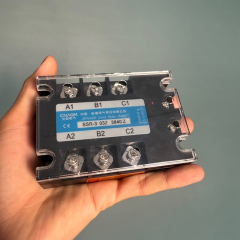 SSR, relay bán dẫn, rơ le bán dẫn 3 pha 380V 40A, input 3-32Vdc