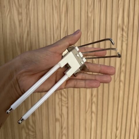 Kim đánh, que dò lửa 3 chân dài càng dài cho máy rang cà phê, lò sơn tĩnh điện