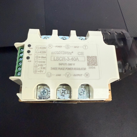 Rơ le bán dẫn SSR 3 pha 380V tuyến tính ngõ vào 4-20mA, 0-5V, 0-10V