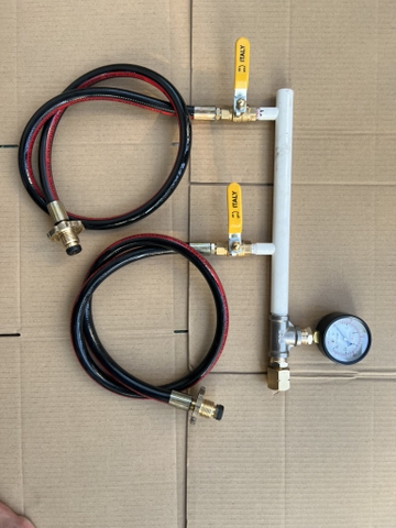 Bộ chia gas 2 bình không có van điều áp