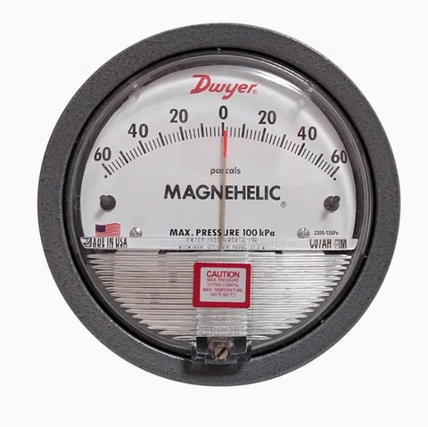 Đồng hồ đo chênh áp, Lực hút, áp suất DWYER USA