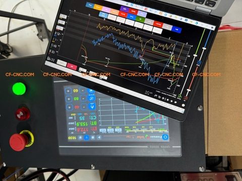 Tủ điều khiển máy rang cà phê tự động dòng ATR, Màn hình 10in Kinco