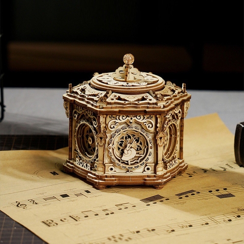 Mô hình Hộp nhạc Secret Garden DIY Mechanical Music Box AMK52 Robotime