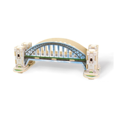 Đồ chơi lắp ráp gỗ 3D Mô hình Cầu cảng Sydney Harbour Bridge Laser TB-A026
