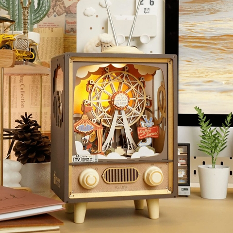 Mô hình Hộp nhạc Lễ hội Hoàng hôn Sunset Carnival AMT01 Music Box Robotime