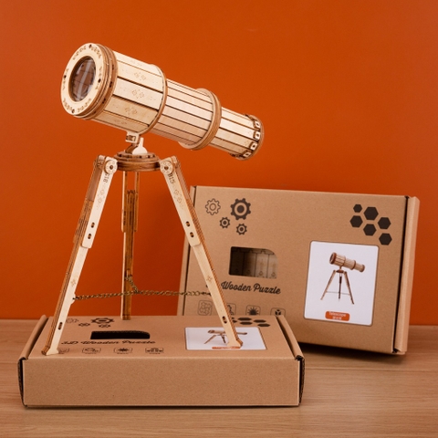 Đồ chơi lắp ghép gỗ 3D Mô hình Kính Thiên Văn Telescope H1001