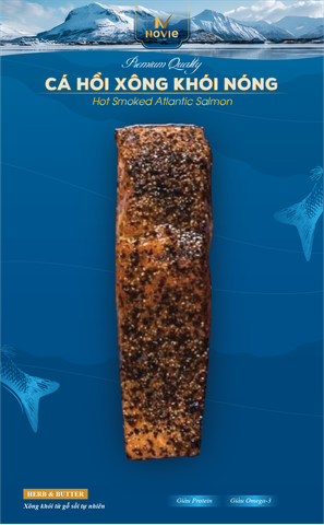 Hot Smoked Atlantic Salmon (Herb & Butter Flavor)
