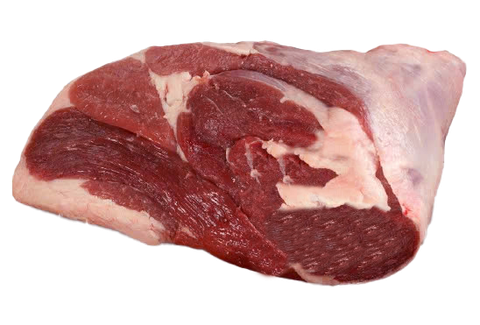 Frozen boneless mutton leg, chump off