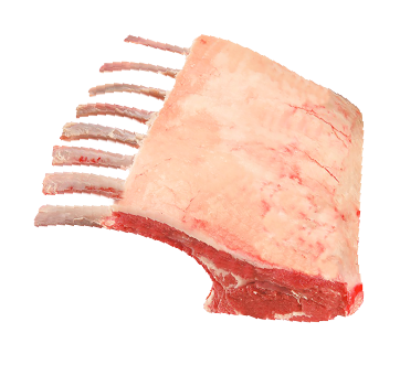 Frozen bone-in lamb rack Frenched cut
