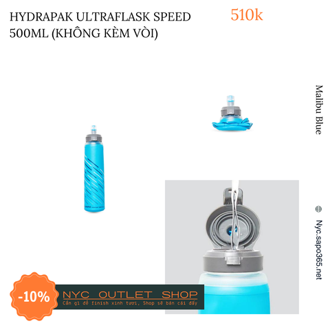 Bình mềm HydraPak UltraFlask Speed 500ml 2026 (Thân tròn)