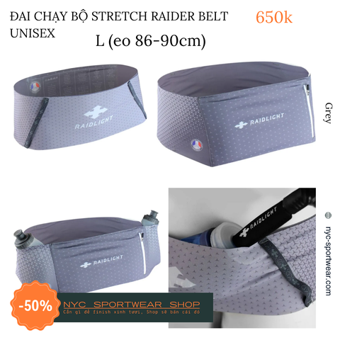 Đai chạy bộ Raidlight Stretch Raider Belt (Unisex)