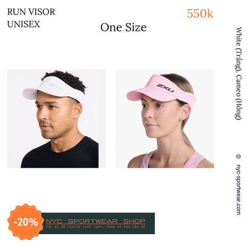Mũ nửa đầu 2xu Run Visor (Unisex)