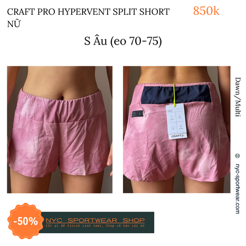 Quần chạy Craft Pro Hypervent Split Short (Nữ)