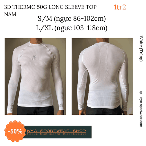 Áo dài tay Compressport 3D THERMO 50G LS T-shirt (Nam)