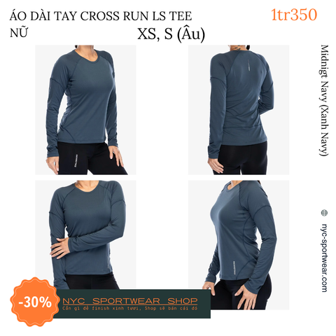 Áo dài tay Salomon Cross Run LS Tee (Nữ)