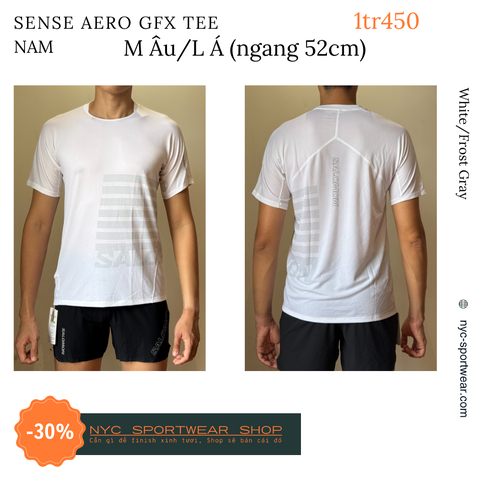 Áo chạy bộ Salomon Sense Aero GFX SS Tee (Nam)