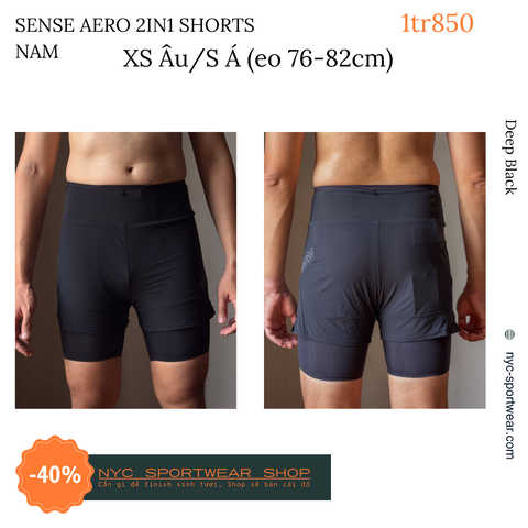Quần Salomon Sense Aero 2in1 Shorts (Nam)