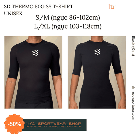 Áo Compressport 3D THERMO 50G SS T-shirt (Unisex)