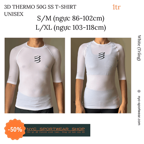 Áo Compressport 3D THERMO 50G SS T-shirt (Unisex)