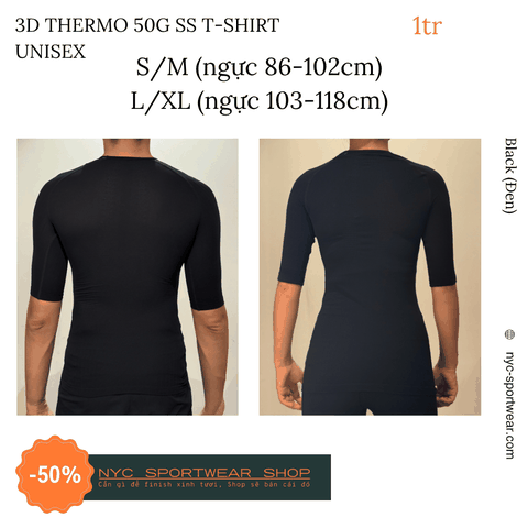 Áo Compressport 3D THERMO 50G SS T-shirt (Unisex)