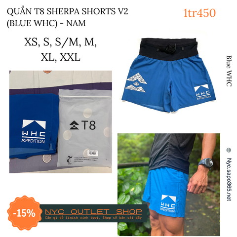 Quần T8 Sherpa shorts v2 (Nam)