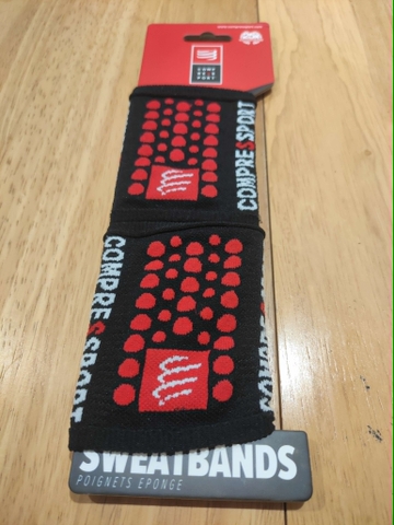 Băng cổ tay lau mồ hôi Compressport Sweatbands 3D.Dots (Unisex)