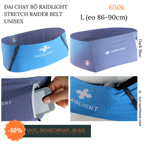 Đai chạy bộ Raidlight Stretch Raider Belt (Unisex)