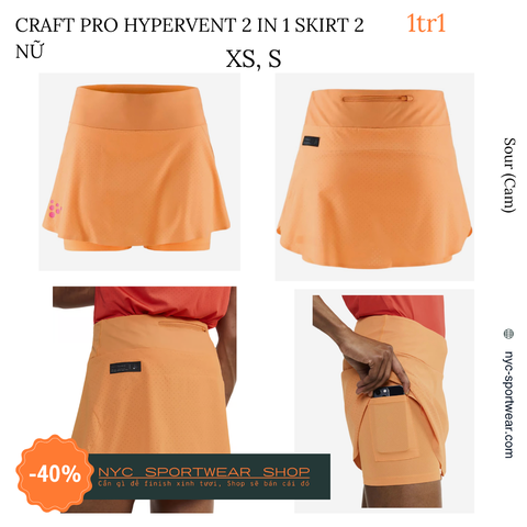 Quần chạy Craft Pro Hypervent 2-in1 Skirt (Nữ)