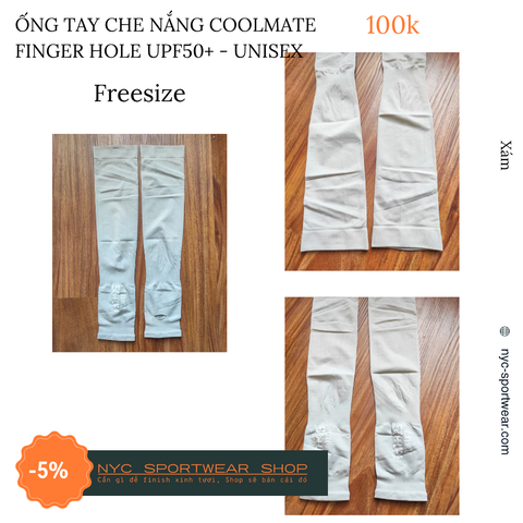 Ống tay che nắng xỏ ngón Coolmate  Finger Hole UPF50+ (Unisex)