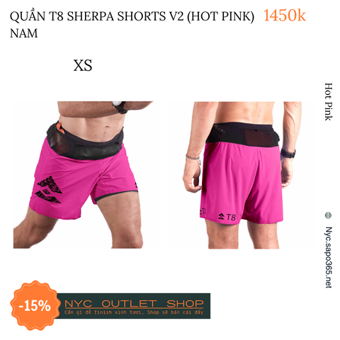 Quần T8 Sherpa shorts v2 (Nam)