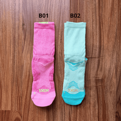 Tất cổ vừa Hoka Bondi Quarter Run Socks