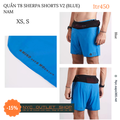 Quần T8 Sherpa shorts v2 (Nam)